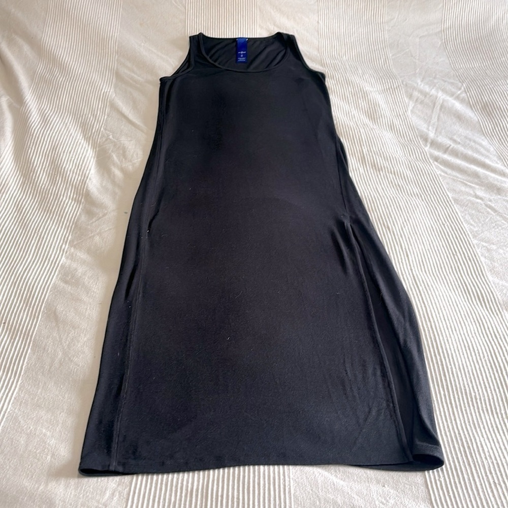 Kit & Ace Black Maxi Tank Dress With Slit Size Small